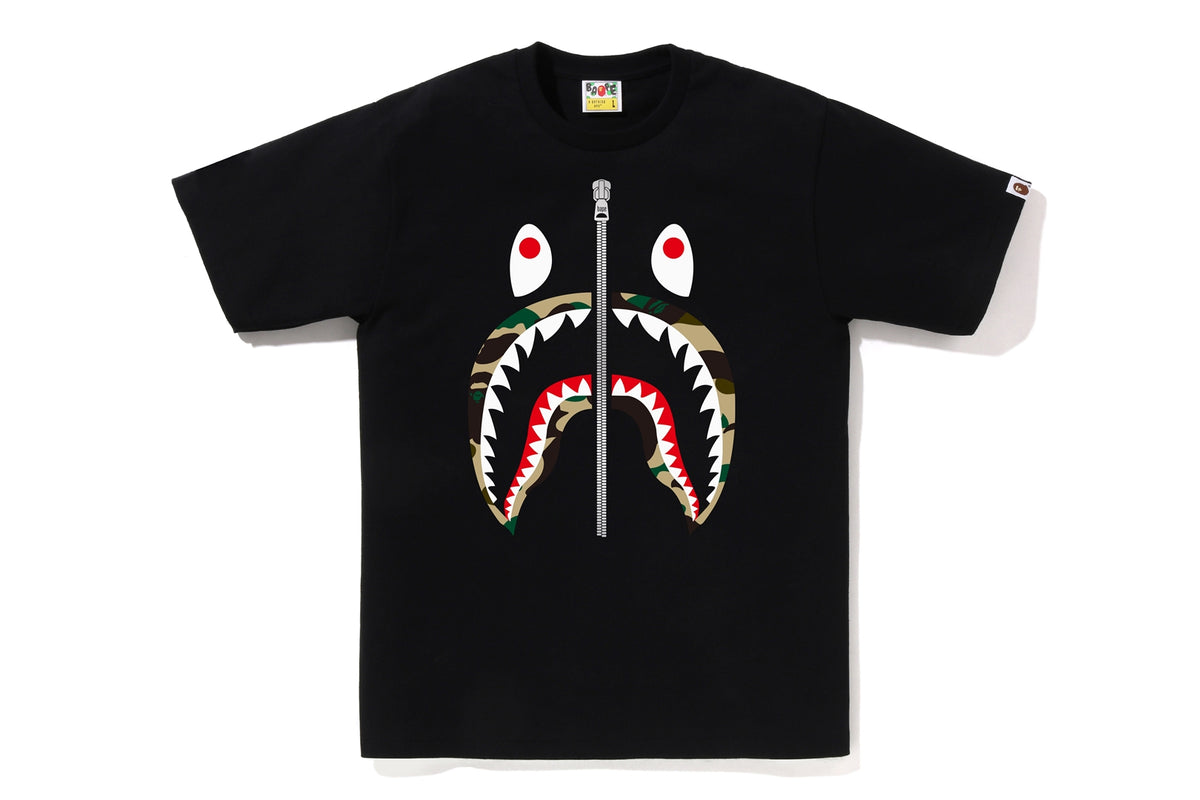 1ST CAMO SHARK TEE