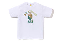 BAPE MENS TIE DYE COLLEGE T-SHIRT