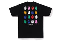 A BATHING APE 32ND ANNIV. APE HEAD TEE