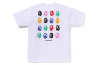 A BATHING APE 32ND ANNIV. APE HEAD TEE