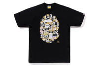 A BATHING APE 32ND ANNIV. 1ST CAMO BIG APE HEAD TEE
