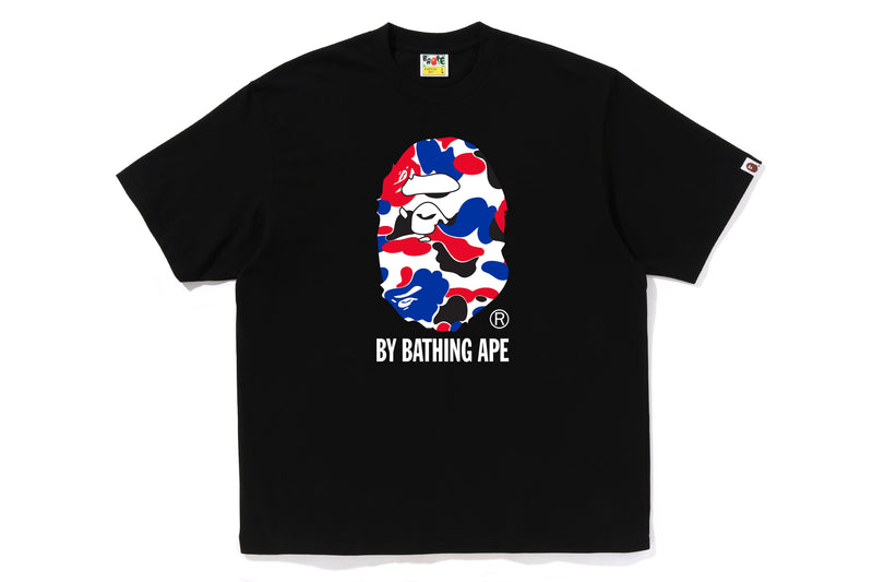BAPE MENS COTTON LONDON APE HEAD PRINT T-SHIRT