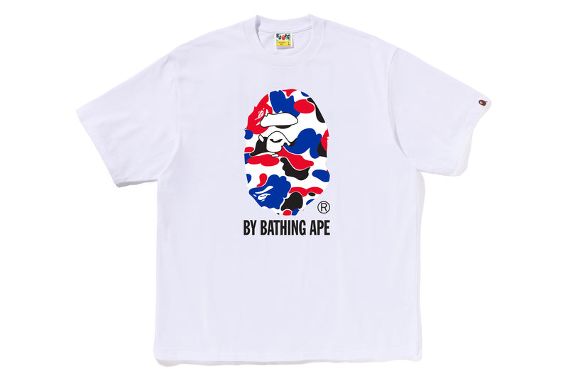 BAPE MENS COTTON LONDON APE HEAD PRINT T-SHIRT