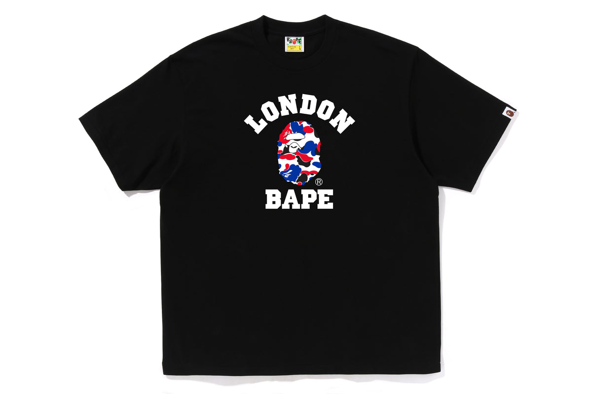 BAPE MENS LONDON COLLEGE TEE