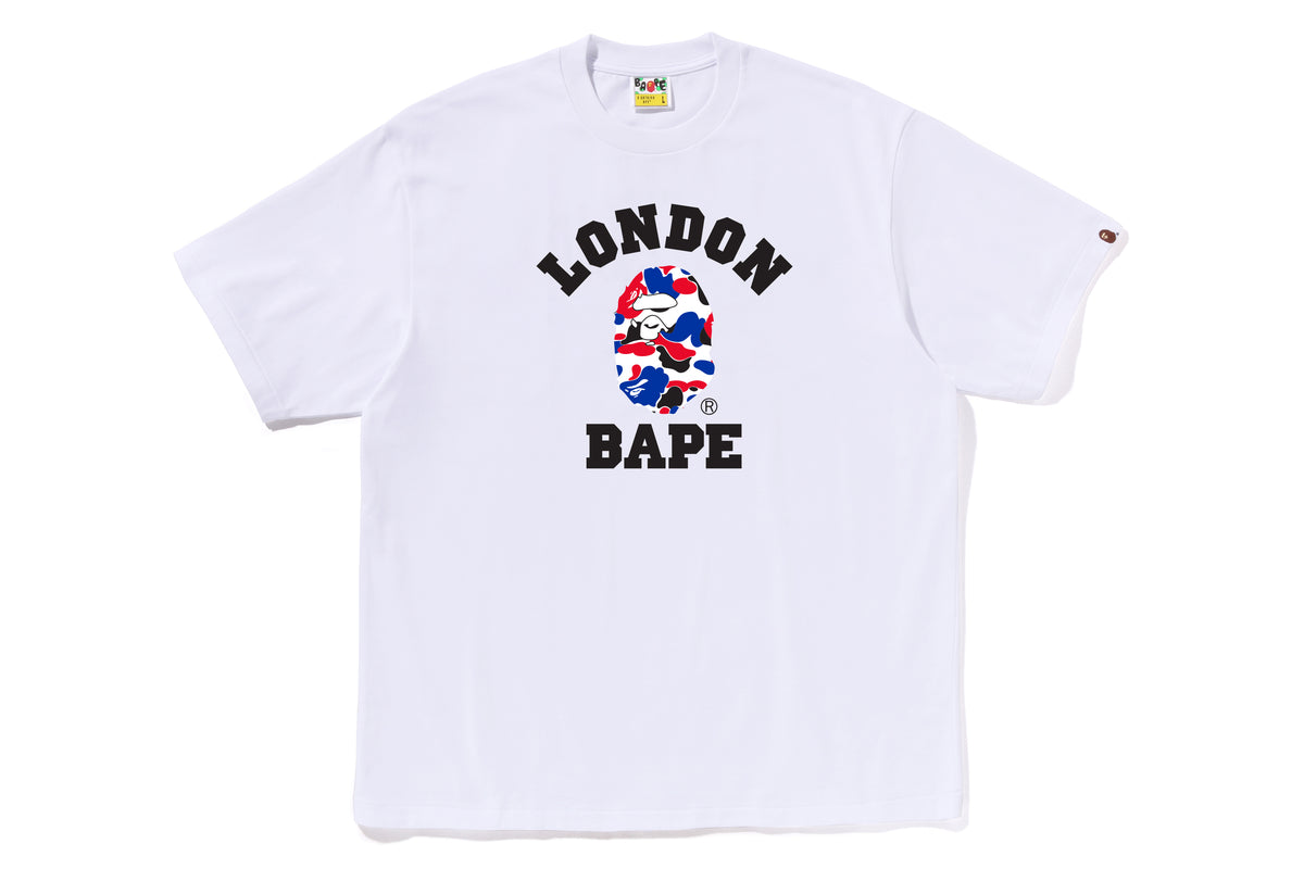 BAPE MENS LONDON COLLEGE TEE