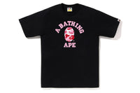 BAPE MENS ABC CAMO COLLEGE TEE
