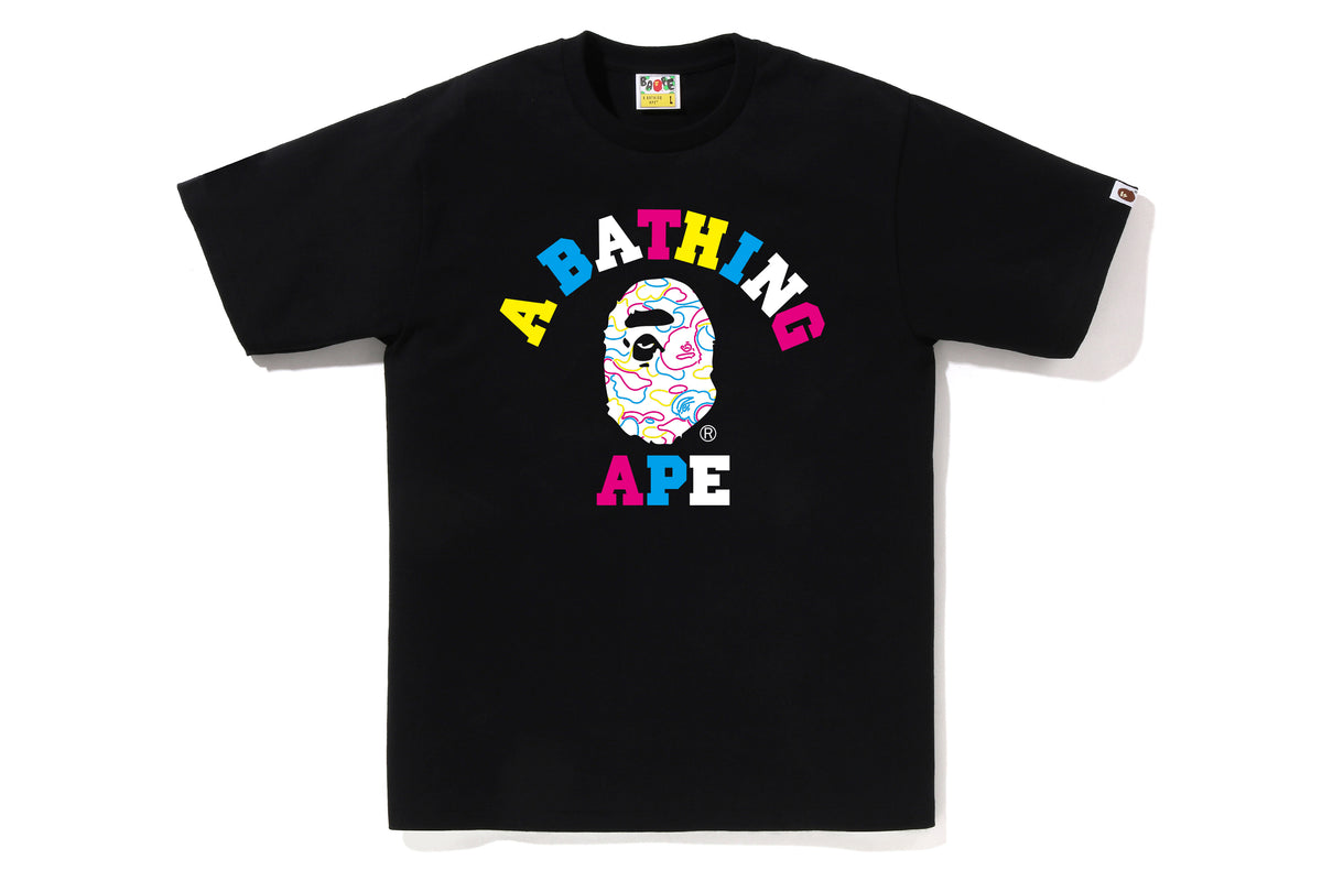 NEON CAMO COLLEGE TEE