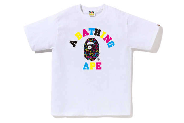 NEON CAMO COLLEGE TEE