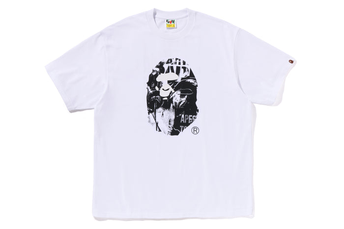 PHOTO PRINT APE HEAD RELAXED FIT TEE