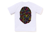 NEON CAMO BIG APE HEAD TEE KIDS