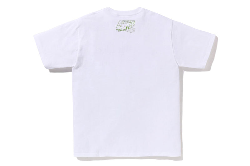 APE HEAD UFO ON MOON TEE