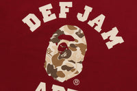 BAPE X DEF JAM CAMO COLLEGE RELAXED FIT TEE