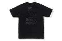 BAPE X OVO OVO STA CROCODILE PRINT TEE