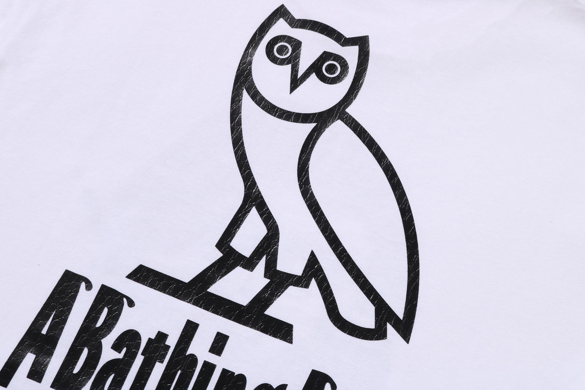 BAPE X OVO OVO STA CROCODILE PRINT TEE