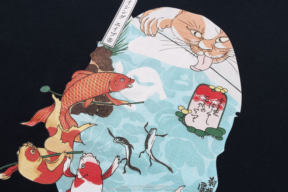 BAPE X UKIYO-E - APE HEAD TEE #4