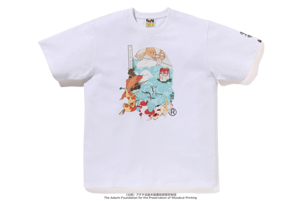 BAPE X UKIYO-E - APE HEAD TEE #4