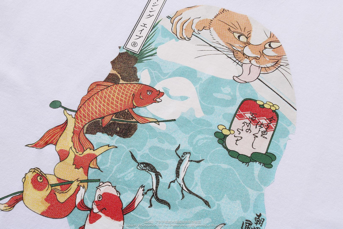 BAPE X UKIYO-E - APE HEAD TEE #4