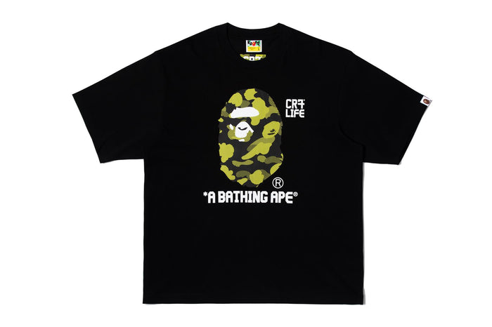 BAPE X CR7 LIFE CAMO A BATHING APE RELAXED FIT TEE