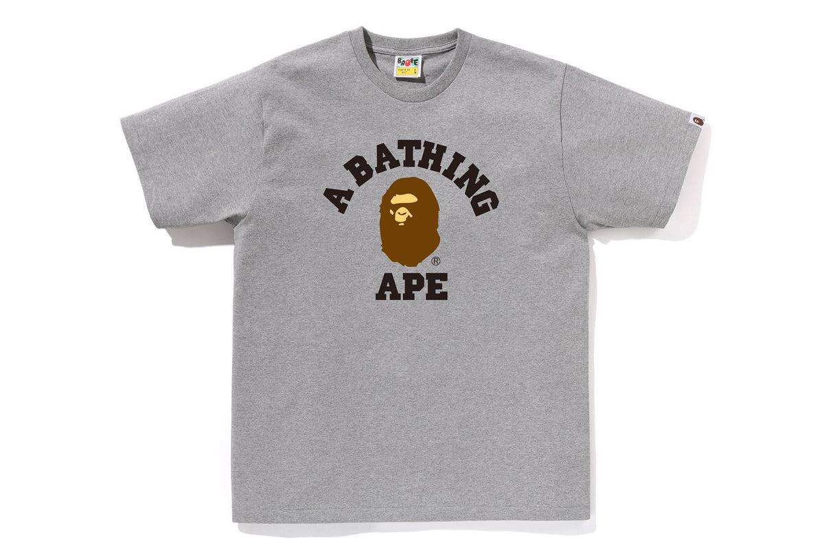 BAPE MENS COLLEGE TEE