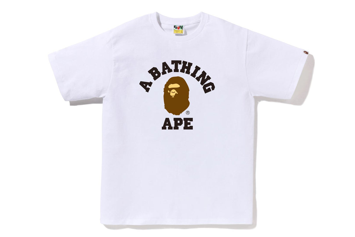 BAPE MENS COLLEGE TEE