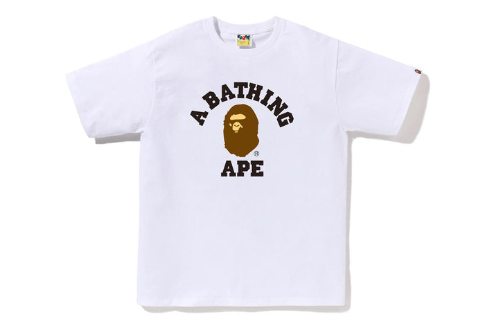 BAPE MENS COLLEGE TEE