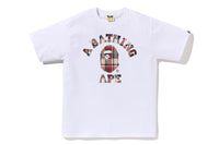 BAPE CHECK COLLEGE TEE