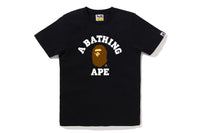 BAPE WOMENS COTTON COLLEGE T-SHIRT