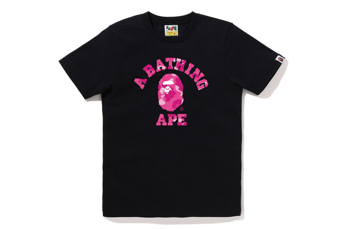 COLOR CAMO COLLEGE TEE LADIES