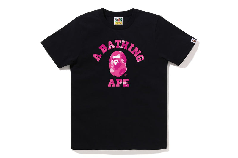 COLOR CAMO COLLEGE TEE LADIES