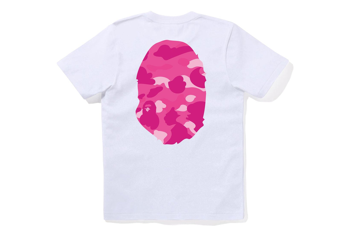 COLOR CAMO BIG APE HEAD TEE LADIES