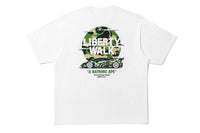 BAPE X LIBERTY WALK ABC CAMO LOGO RELAXED FIT TEE
