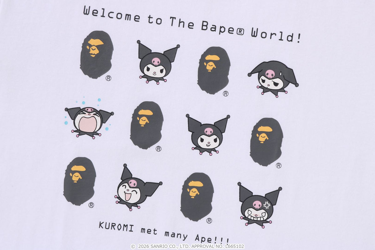 BAPE X KUROMI TEE LADIES