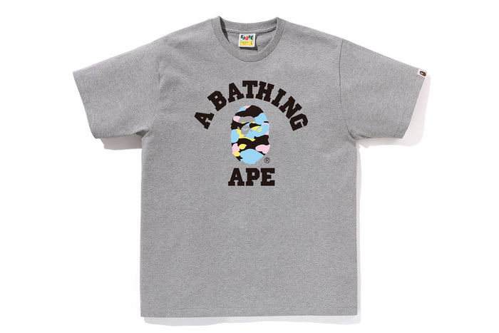 NEW MULTI CAMO COLLEGE TEE