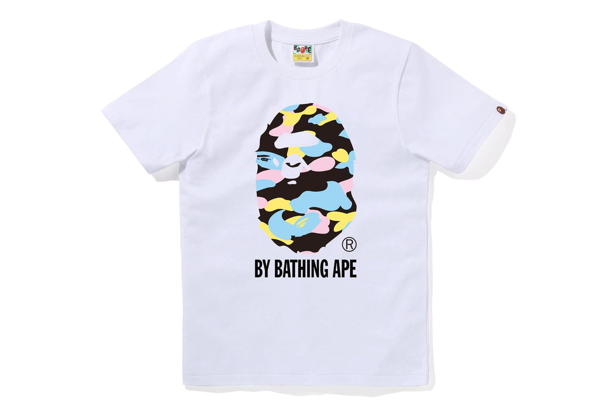 NEW MULTI CAMO BY BATHING APE TEE LADIES