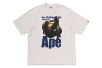 APE HEAD PHOTO PRINT RELAXED FIT TEE