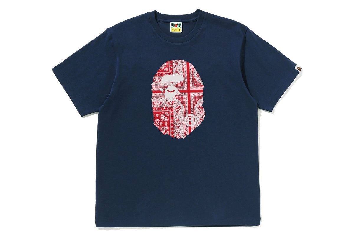 PAISLEY PATTERN APE HEAD TEE