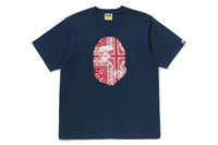 PAISLEY PATTERN APE HEAD TEE