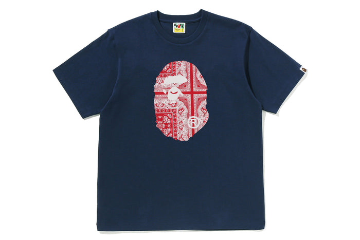 PAISLEY PATTERN APE HEAD TEE