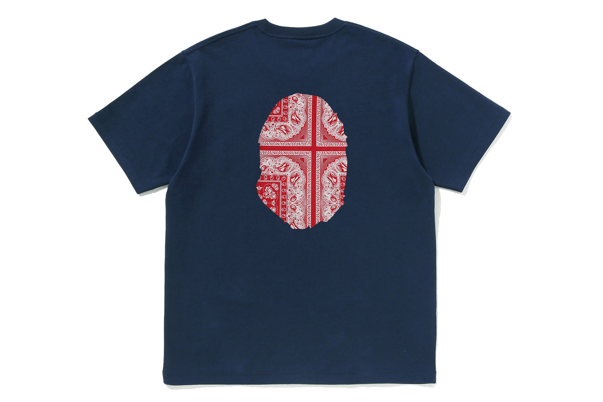 PAISLEY PATTERN APE HEAD TEE