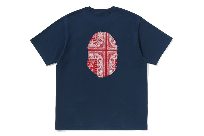 PAISLEY PATTERN APE HEAD TEE