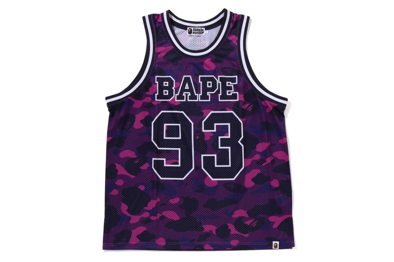 COLOR CAMO BASKETBALL TANK TOP