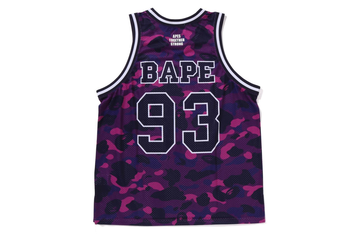 COLOR CAMO BASKETBALL TANK TOP