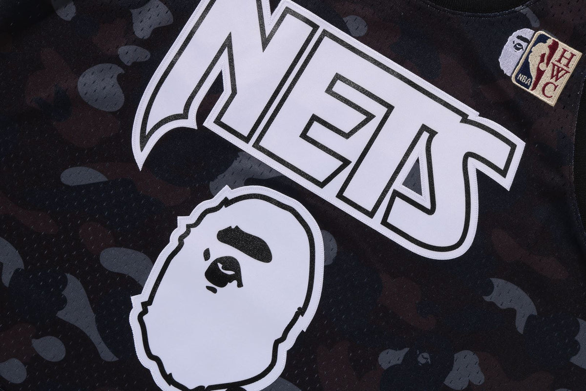 BAPE X M&N NBA - NEW JERSEY NETS SWINGMAN JERSEY
