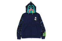COLOR CAMO PANDA FULL ZIP HOODIE