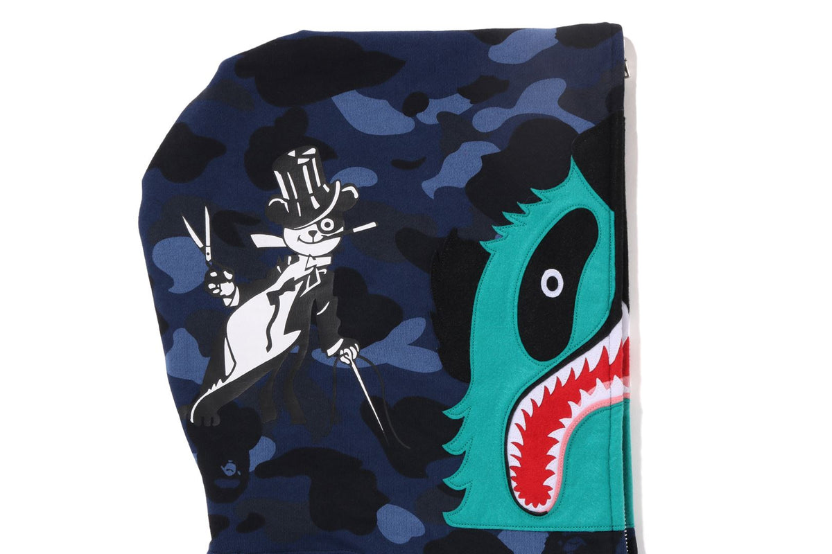 COLOR CAMO PANDA FULL ZIP HOODIE