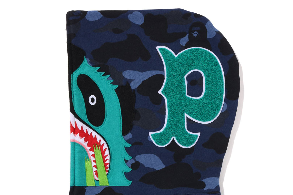 COLOR CAMO PANDA FULL ZIP HOODIE