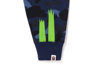 COLOR CAMO PANDA FULL ZIP HOODIE