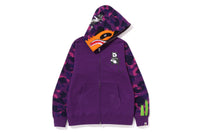 COLOR CAMO PANDA FULL ZIP HOODIE