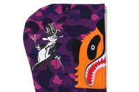 COLOR CAMO PANDA FULL ZIP HOODIE