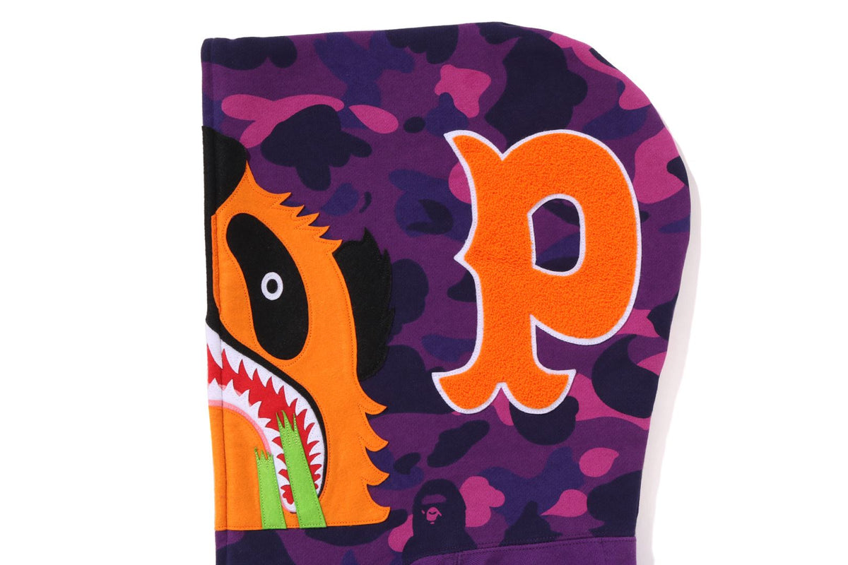 COLOR CAMO PANDA FULL ZIP HOODIE